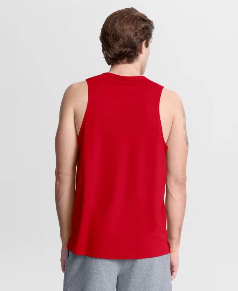 Men's Red Kansas City Chiefs Kickoff Miler Dri-FIT Tank&iquest; Top
