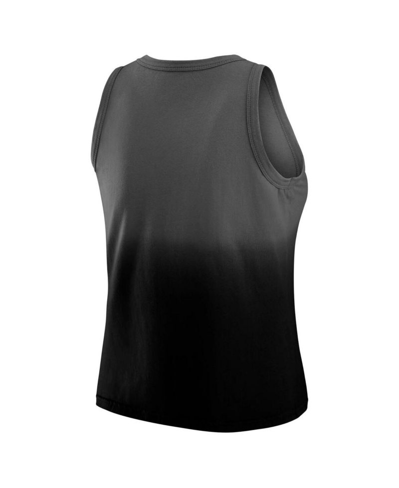 Women's x Gracie Hunt Black Las Vegas Raiders Ombre Tank Top