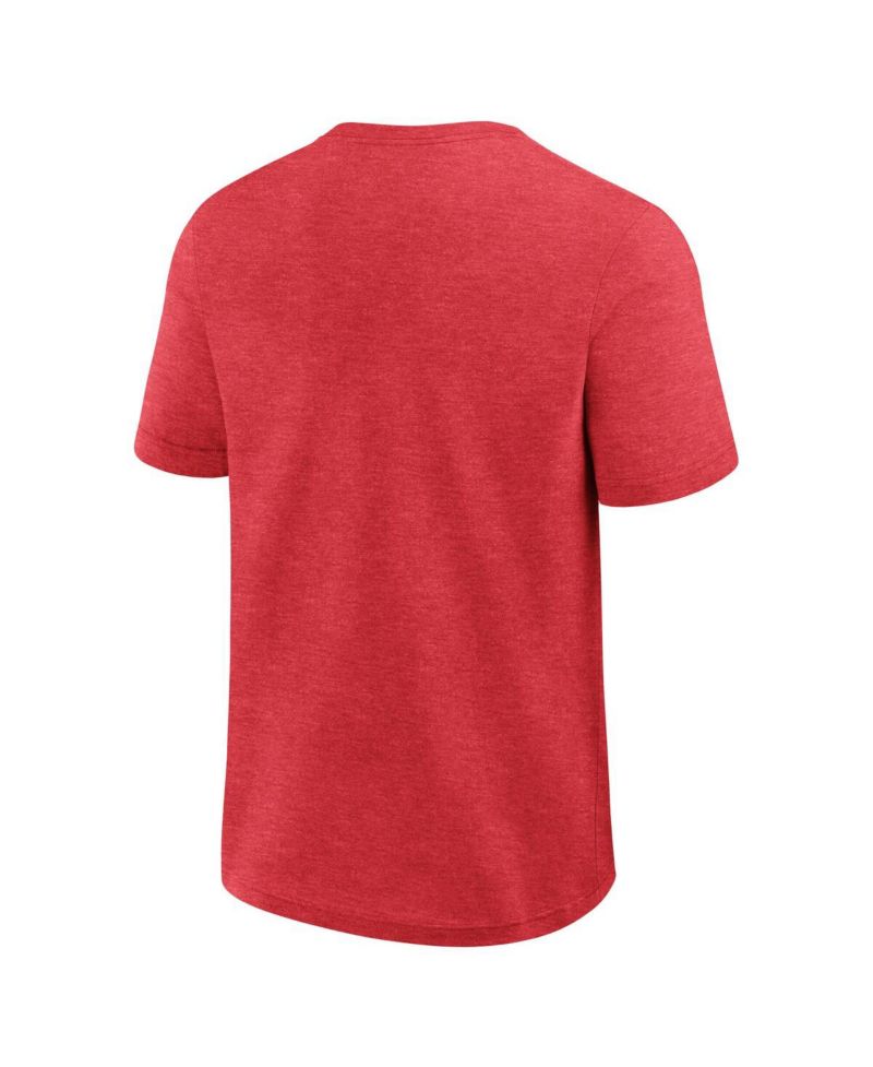 Men's Heather Red Minnesota Twins Top Notch T-Shirt