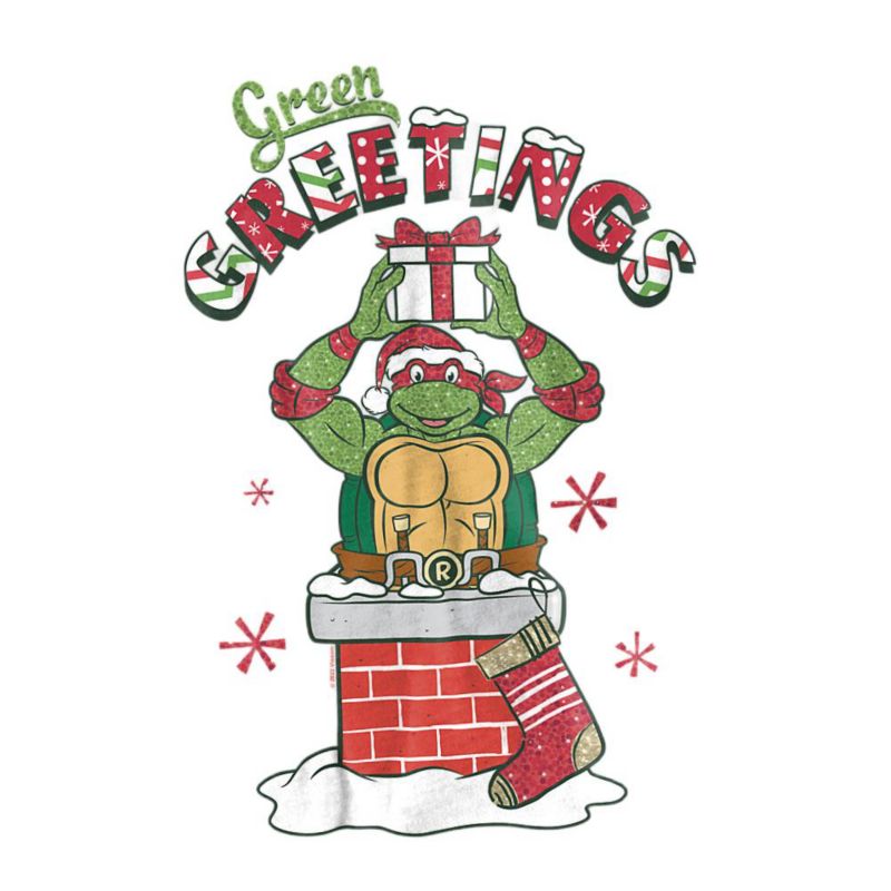 Men's Greetings Christmas Scene T-Shirt