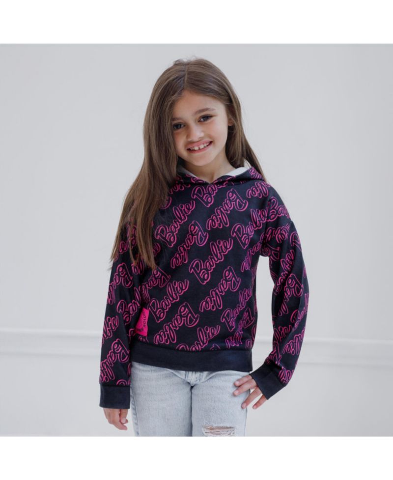Little Girls Fleece Pullover Hoodie