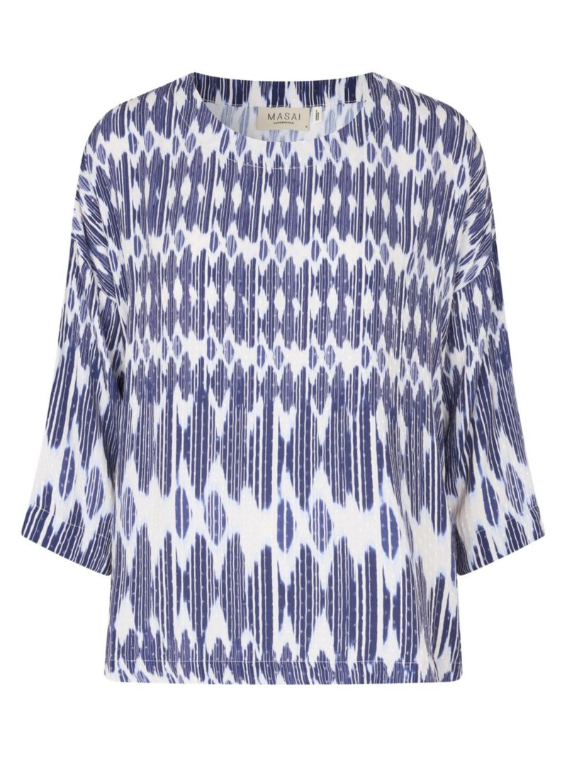 Women's Mabecca Printed 3/4-Sleeve Blouse