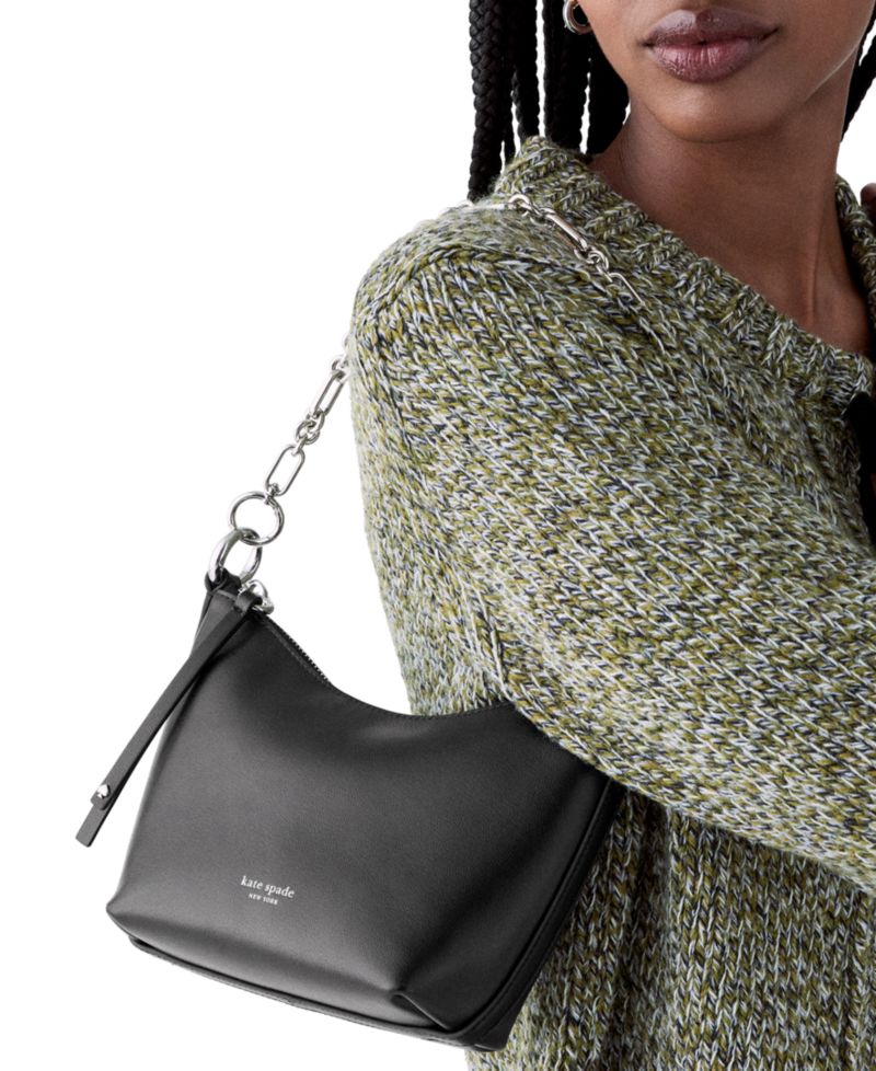 Halo Chain Mini Leather Shoulder Bag