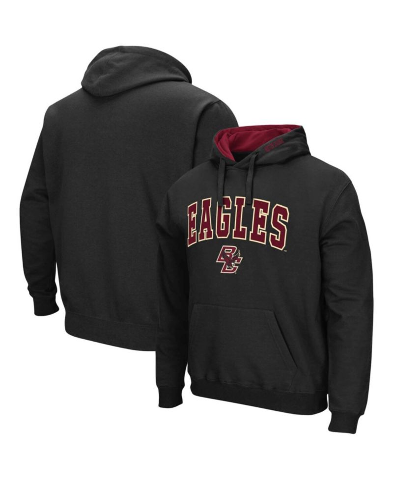 Men's Boston College Eagles Arch and Logo Pullover Hoodie
