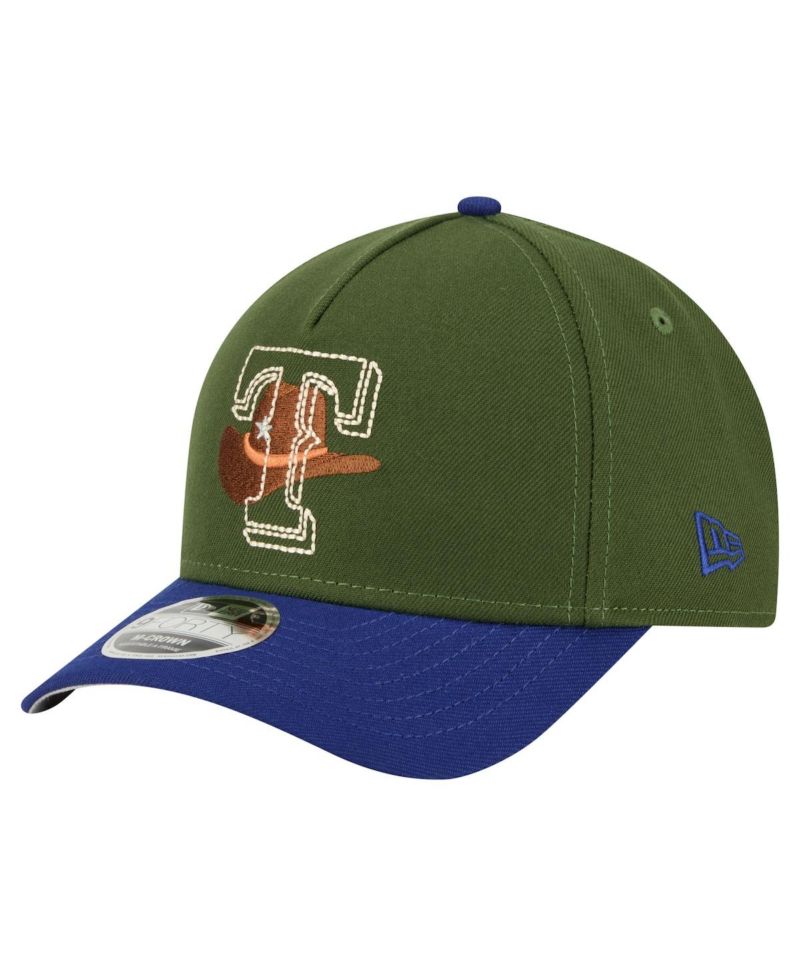 Men's Dark Green Texas Rangers City Feature 9Forty A-Frame Adjustable Hat