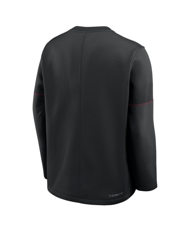 Men's Black Ohio State Buckeyes 2026 Sideline Coaches Therma-FIT Long Sleeve T-Shirt