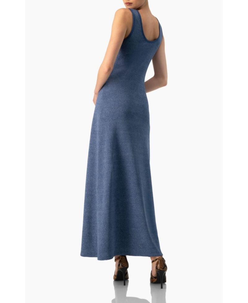 Women's Scoop Neck Long Dress