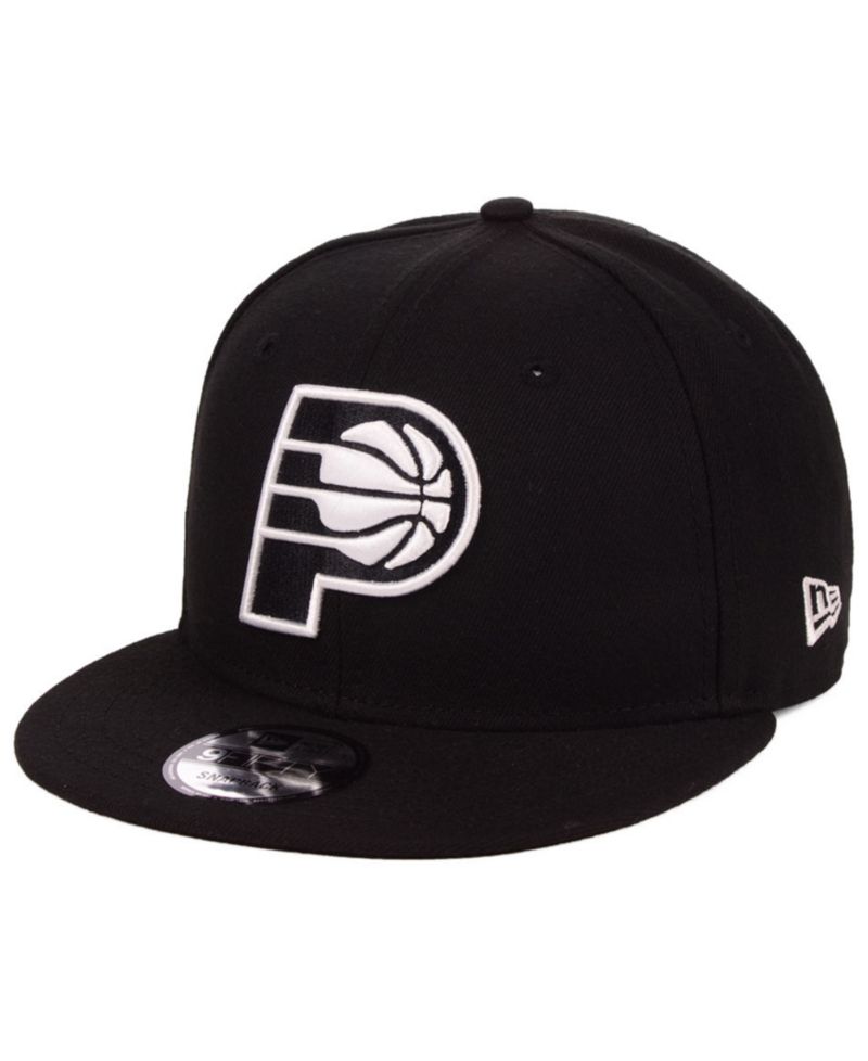 Indiana Pacers Black White 9FIFTY Snapback Cap