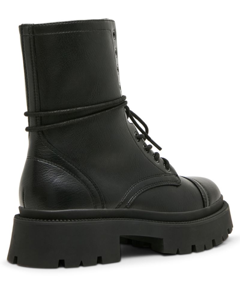 Women's Ariella Lace-Up Lug Combat Boots