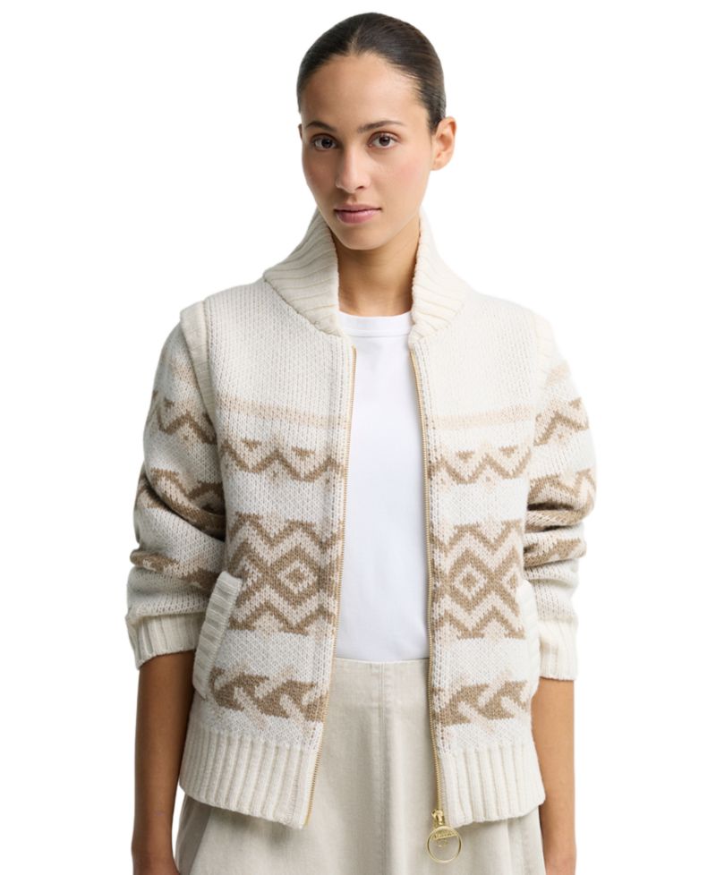 Women's Maplewood Fair-Isle Wool-Blend Cardigan