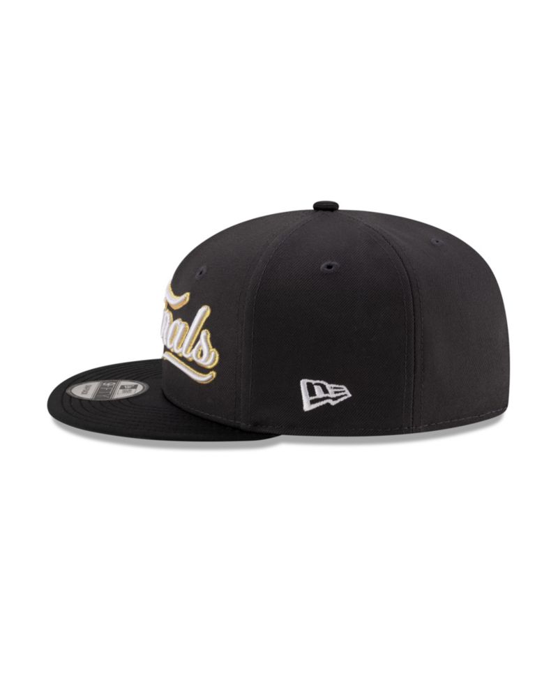 Men's Charcoal/Black Oklahoma City Thunder 2025 NBA Western Conference Champions Locker Room 9FIFTY Snapback Hat