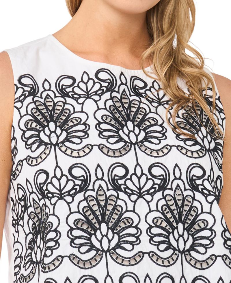 Women's Embroidery Shell Top