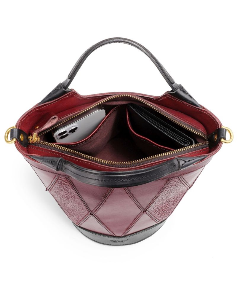 Primrose Mini Leather Crossbody Tote Bag