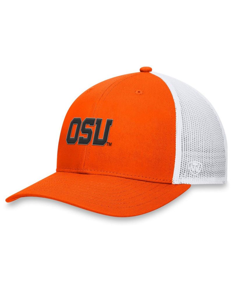 Men's Orange Oregon State Beavers Trucker Adjustable Hat