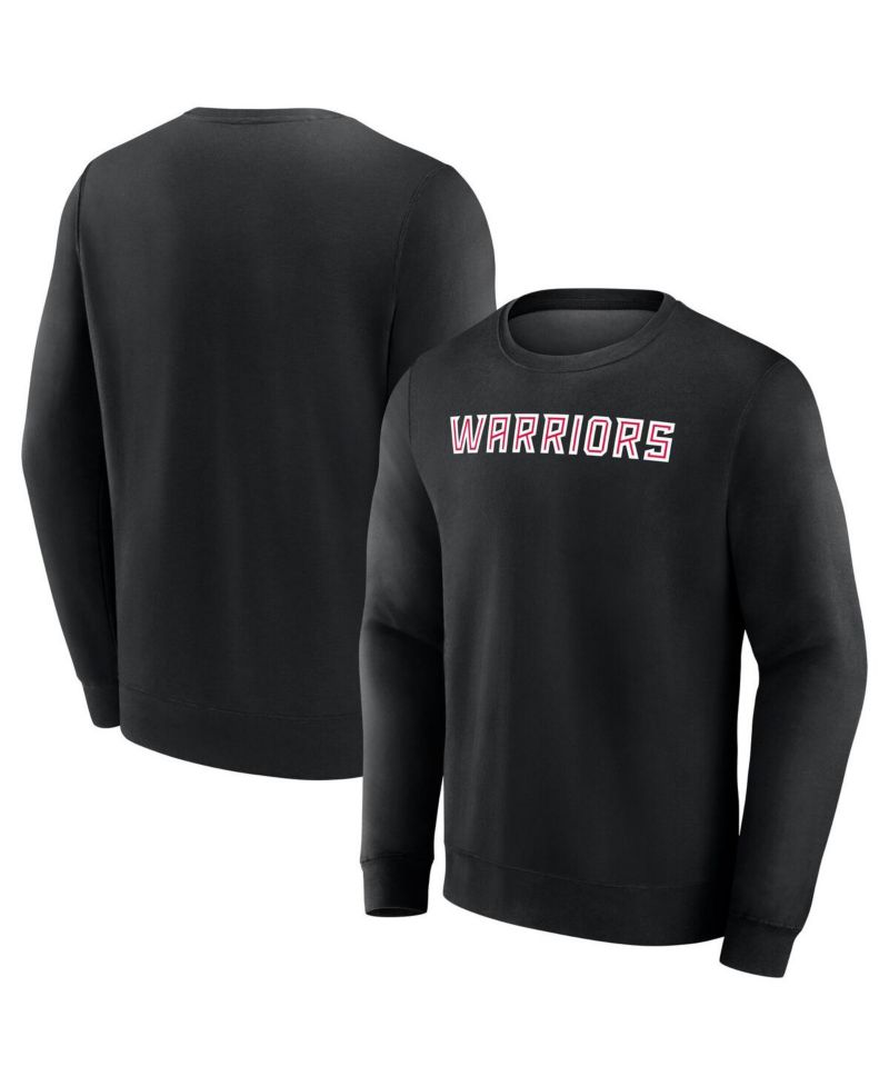 Men's Black East Stroudsburg Warriors Short Name Pullover Sweatshirt