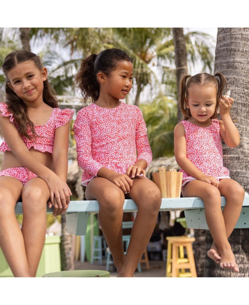 Baby Girls Ditsy Bloom Skirt Surf Suit