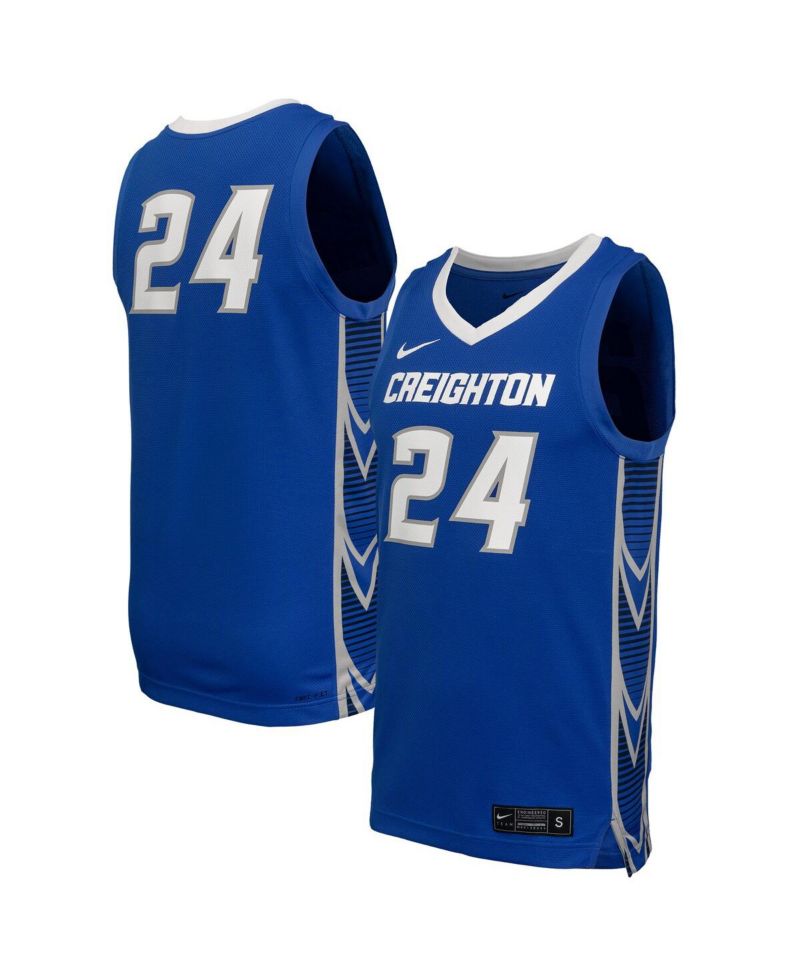 Men's Blue Creighton Bluejays Replica Basketball Jersey