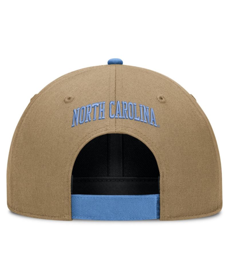 Men's and Women's Beige/Carolina Blue North Carolina Tar Heels Primetime Rise Dri-FIT Adjustable Hat