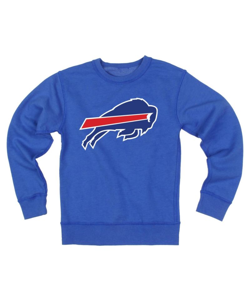 Big Boys and Girls Royal Buffalo Bills Reversible Fleece Sweatshirt