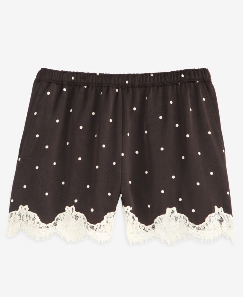 Women's Pull-On Lace-Trim Shorts
