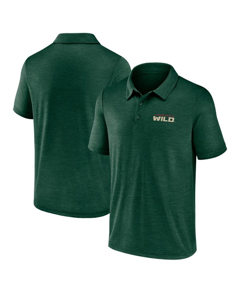 Men's Green Minnesota Wild Unstoppable Polo Shirt