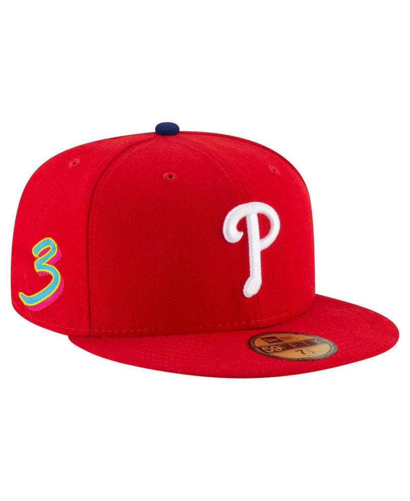 Men's Bryce Harper Red Philadelphia Phillies 2025 Player’s Weekend 59FIFTY Fitted Hat