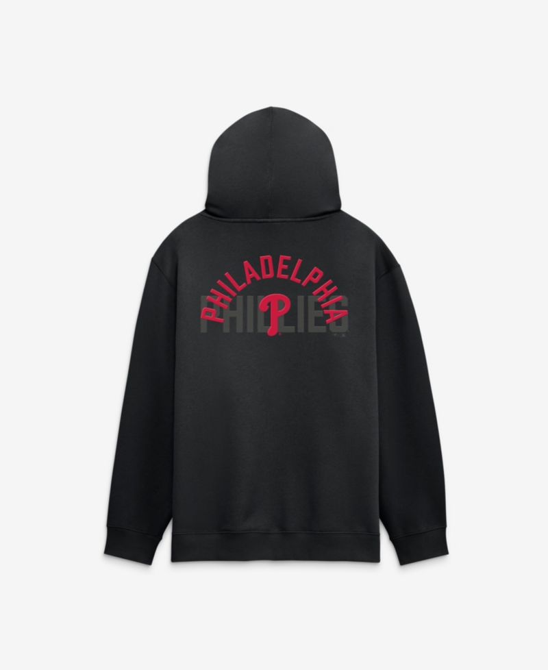 Men's Philadelphia Phillies Black Out Fleece Hoodie