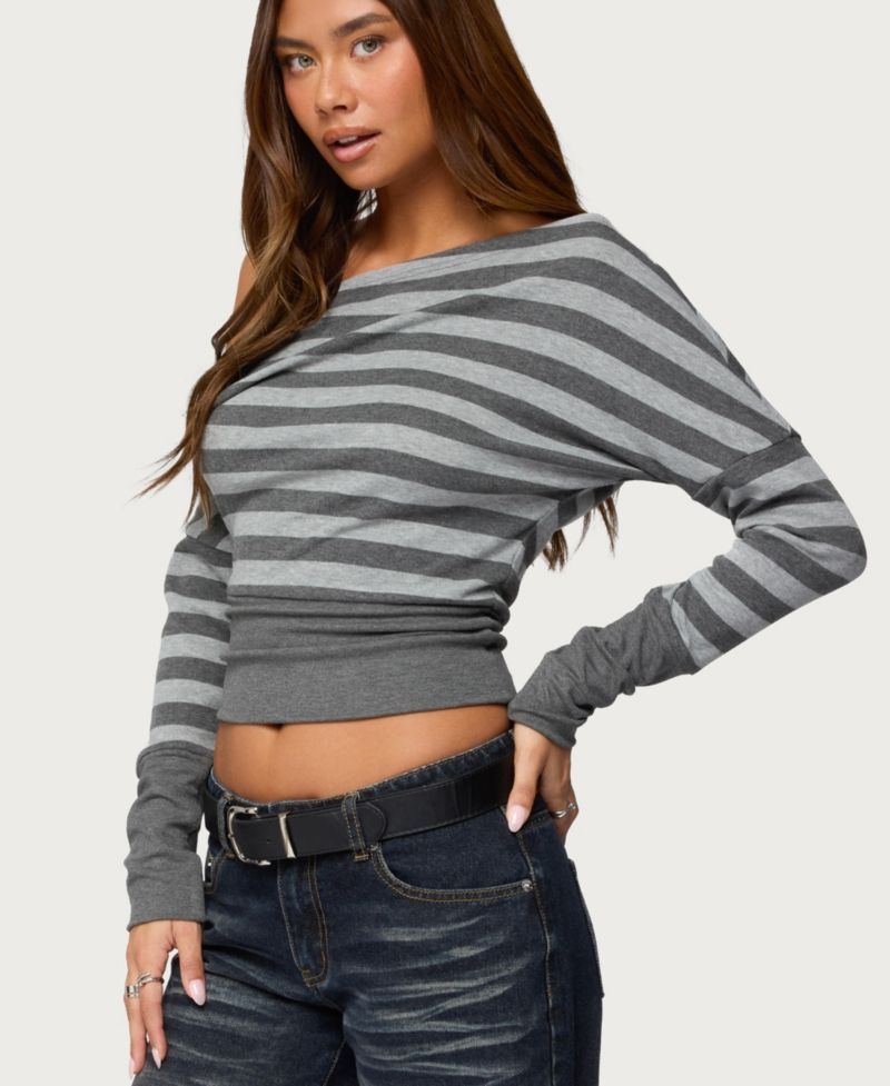 Women's Marniee Striped Off Shoulder Top