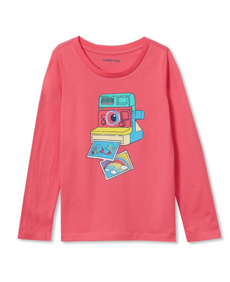 Girls Long Sleeve Graphic Tee