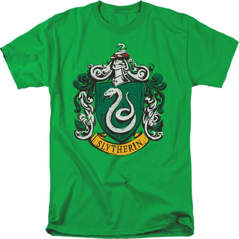 Men's Drawn Slytherin Crest T Shirt