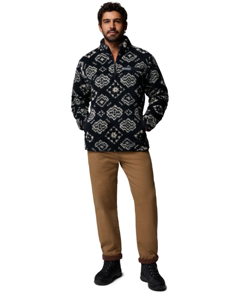 Men's Rugged Ridge High Pile Half Zip Jacket