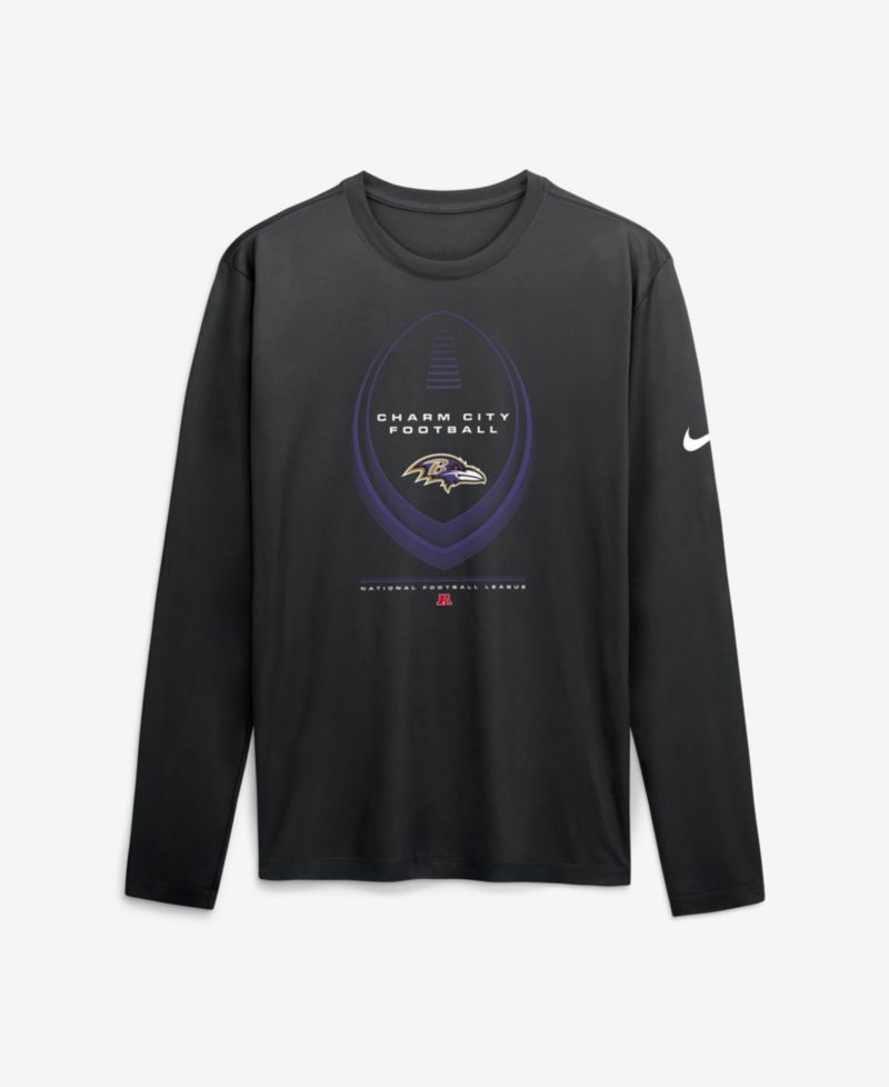 Men's Black Baltimore Ravens Legend Icon Dri-FIT Long Sleeve T-Shirt