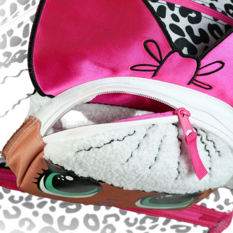 Backpack 16 Inch Diva 3D Character Book Bag With Adjustable Straps