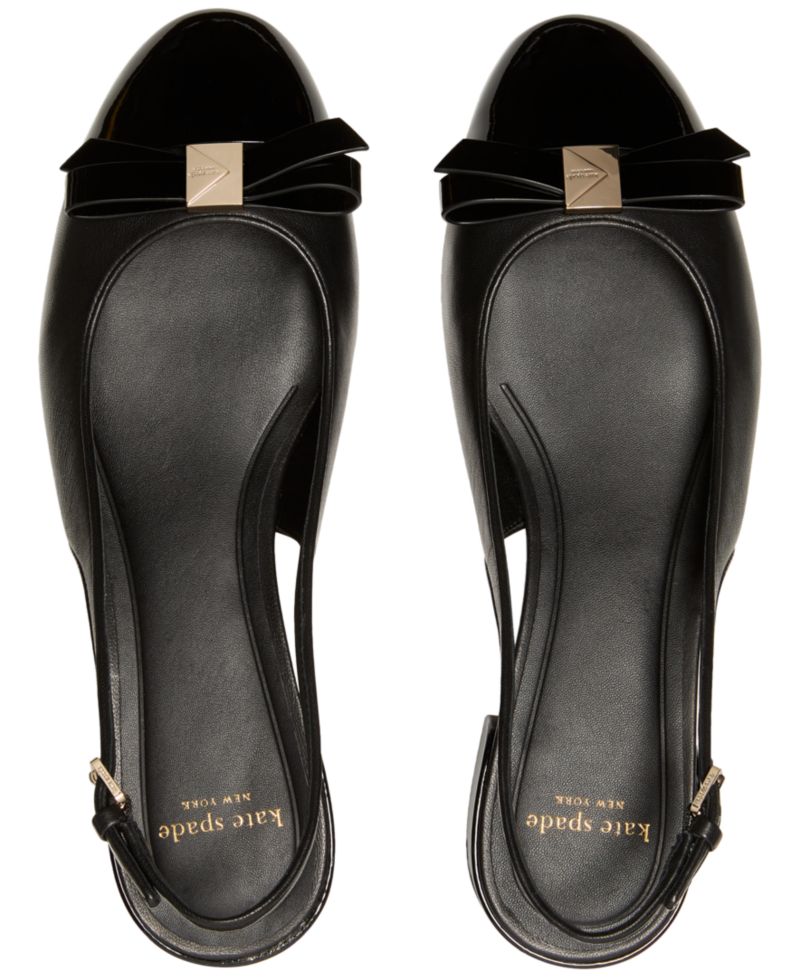 Women's Deco Bow Slingback Pumps