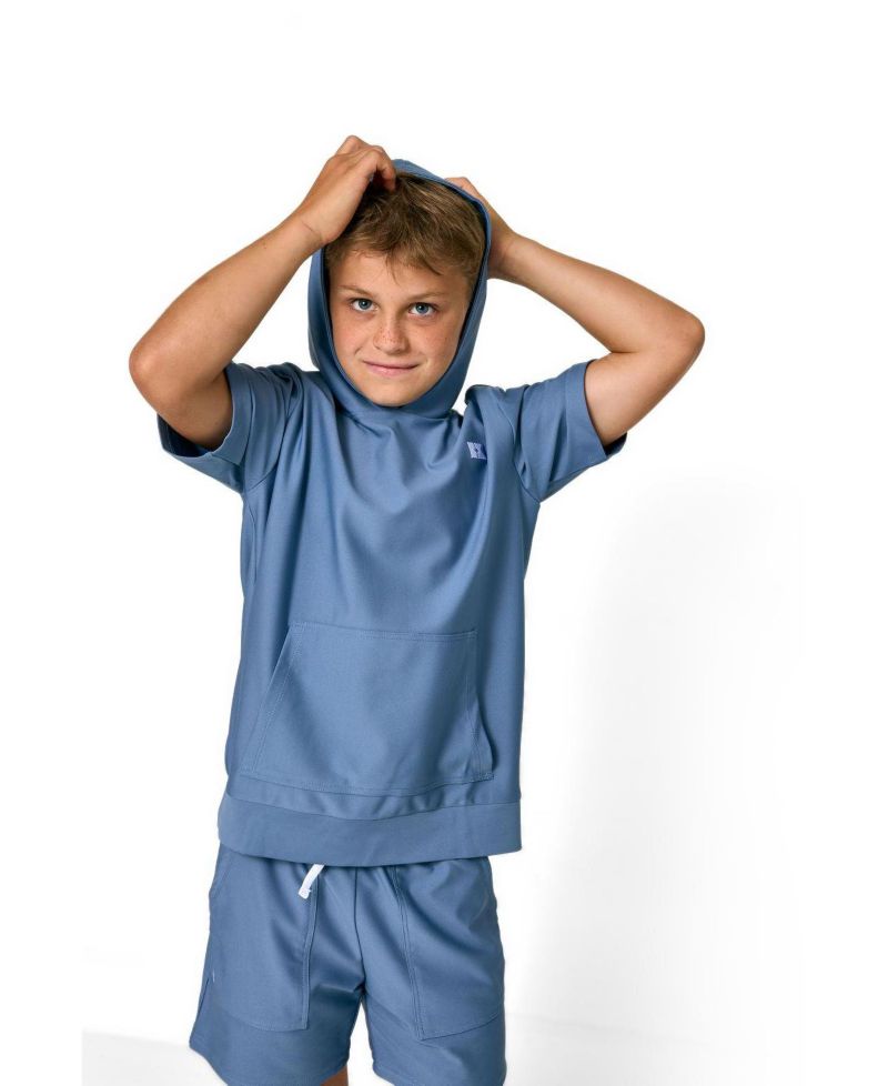 Boys' 2-16 Short Sleeve Hoodie