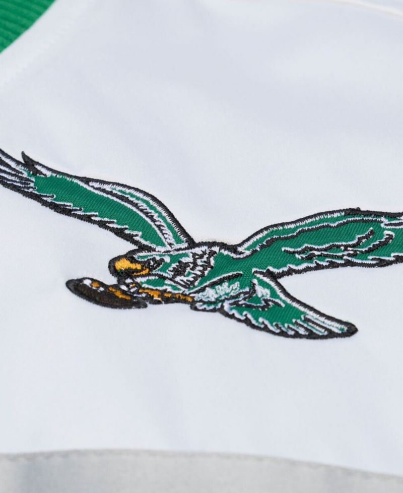 Men's Kelly Green Philadelphia Eagles Head Coach Lightweight Full-Snap Satin Jacket
