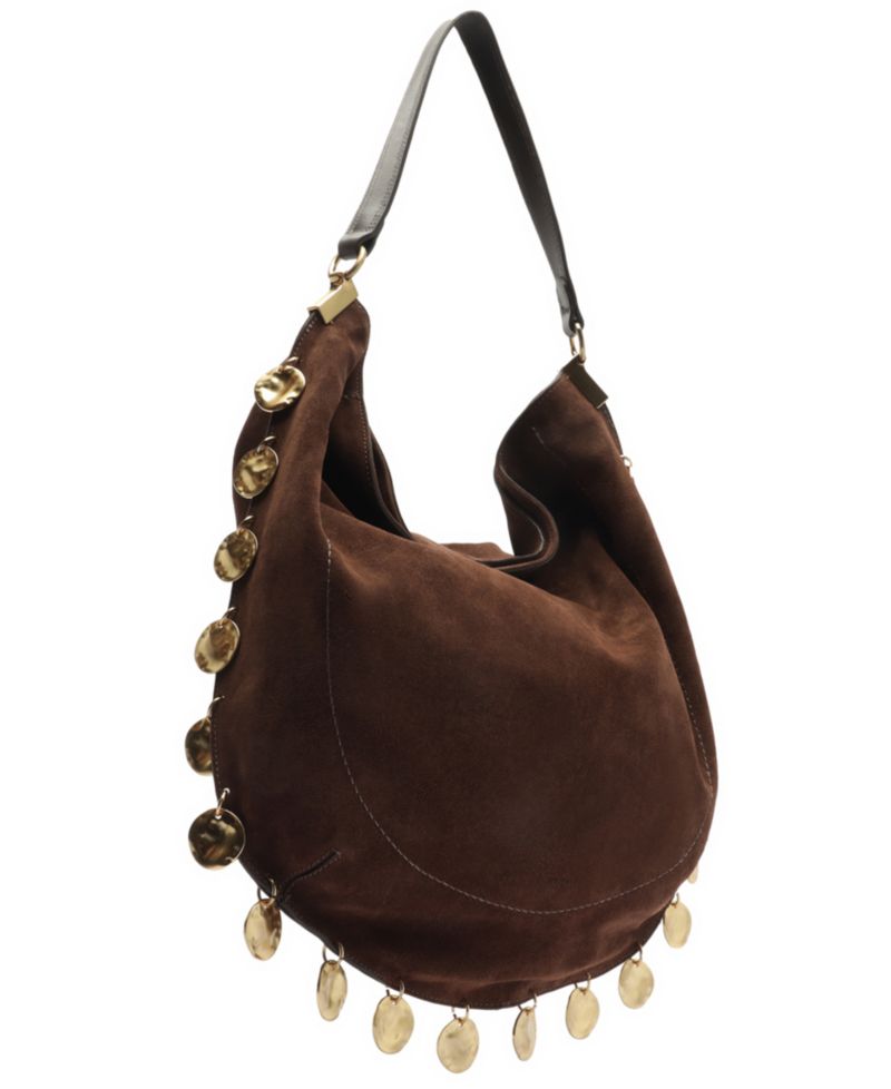 Kira Large Leather Hobo Handbag