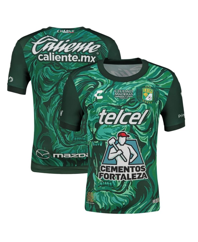 Men's Green Club Leon 2026/27 Home Authentic Jersey