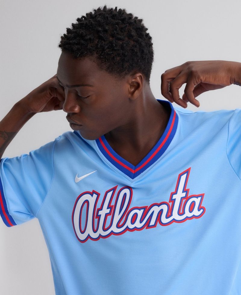 Men's Powder Blue Atlanta Braves 2026 City Connect Stadium Jersey