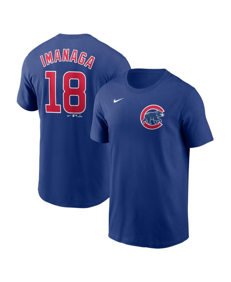 Men's Shota Imanaga Royal Chicago Cubs Fuse Name & Number T-Shirt