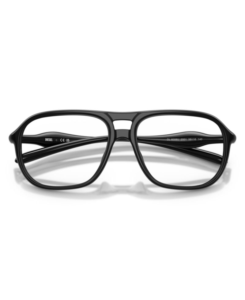 Unisex Oval Plastic DL6008U Eyeglasses