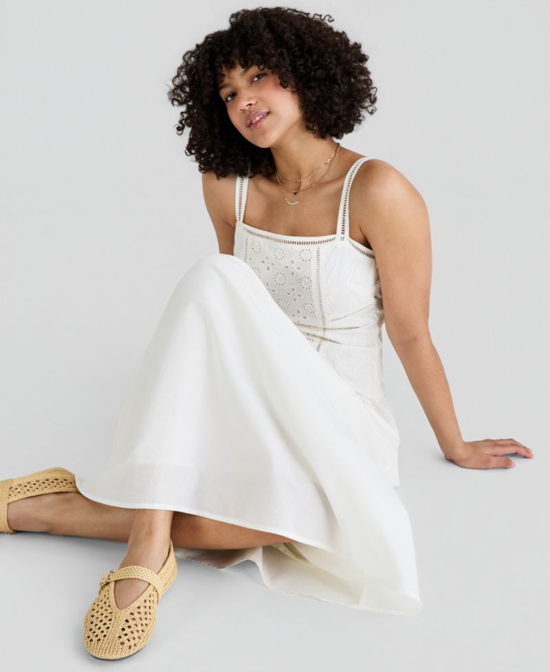 Women's Embroidered Maxi Dress