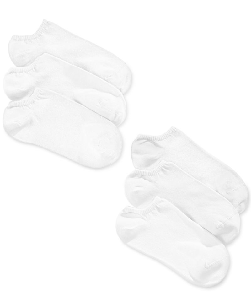 Women's 6 Pack Cotton No Show Socks U6421