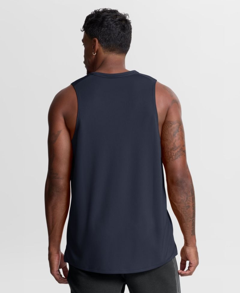 Men's Navy Chicago Bears Kickoff Miler Dri-FIT Tank&iquest; Top