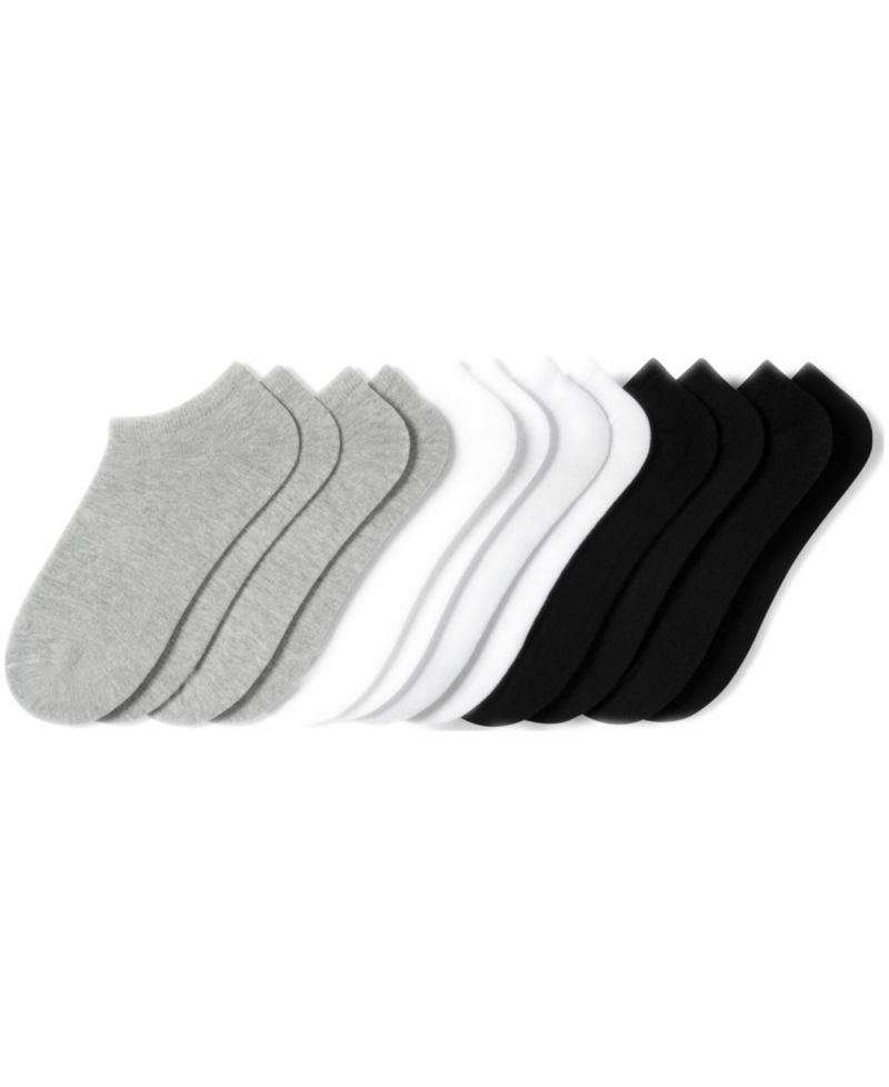 Women's 6 Pack Cotton No Show Socks U6421