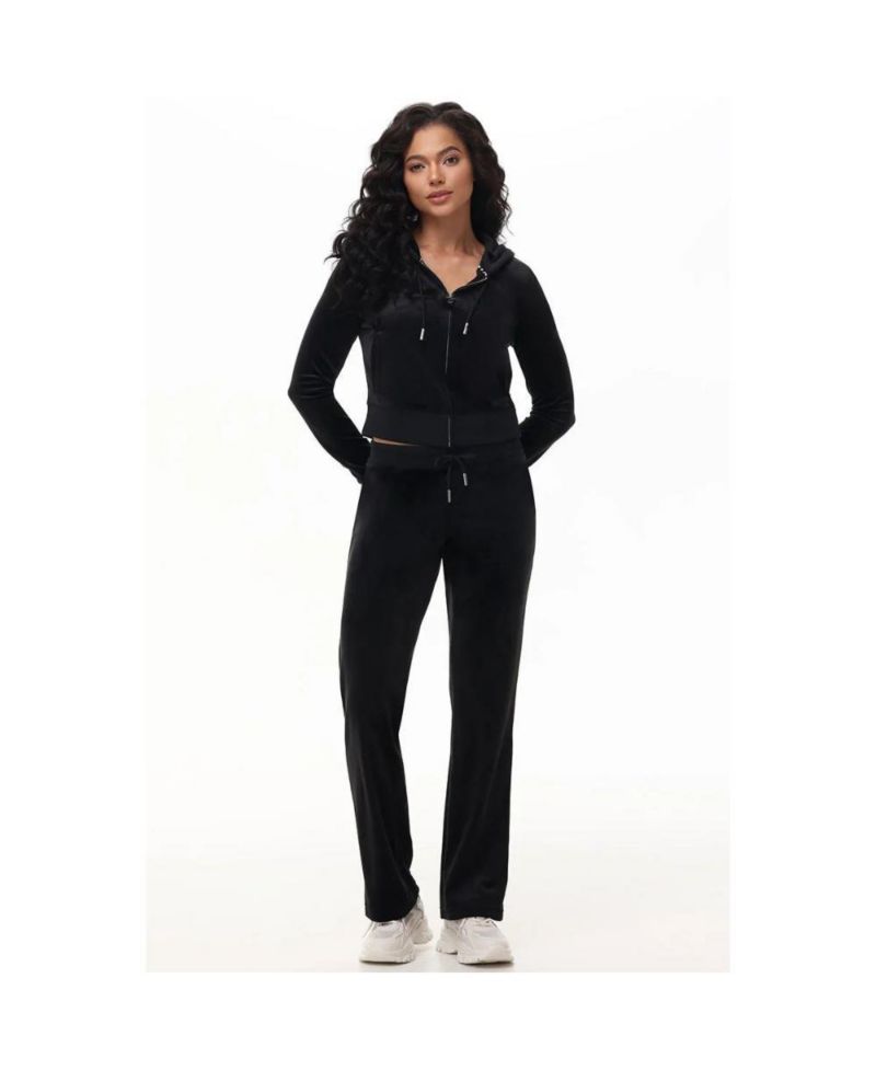 Women's OG Bling Track Pant Velour Y2K Bootcut Pants