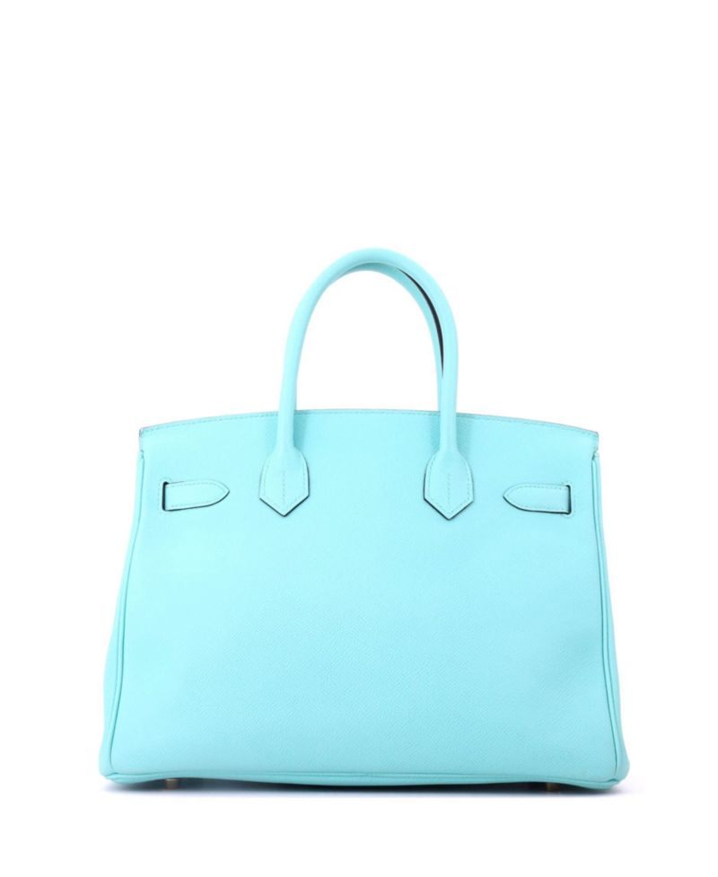 Birkin 30 Handbag Blue Epsom with Gold Hardware