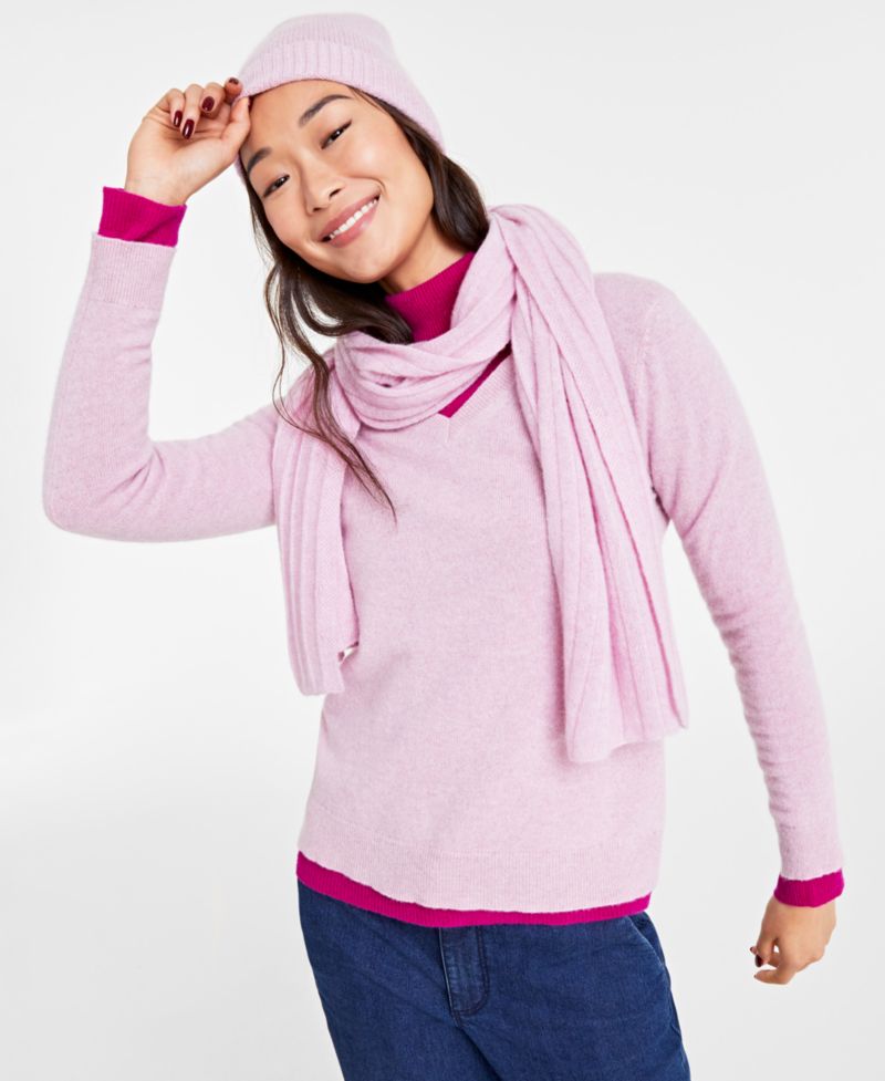 Women's 100% Cashmere Oversized Scarf