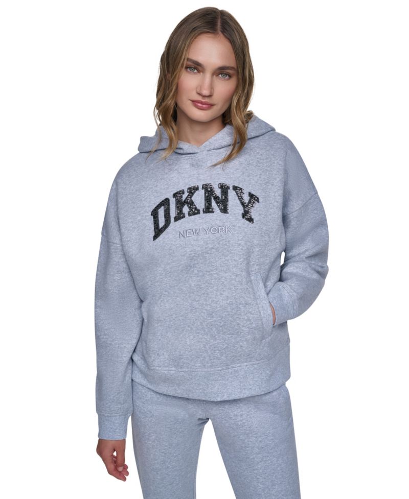 Women's Varsity Sequin Pullover Hoodie