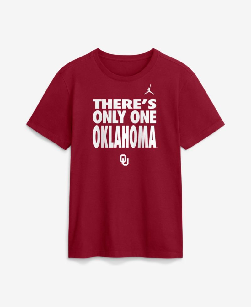 Men's Crimson Oklahoma Sooners 2026 Sideline Dri-FIT Slogan T-Shirt